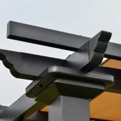 Outsunny Outdoor Retractable Pergola Canopy With Sun Shade Unique Design Canopy Patio Metal Shelter For Garden Porch Beach -Outsunny GUEST 038a19d7 ab96 4cb2 80fd 7bc6230299e2