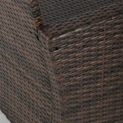 Outsunny 6 PCS Patio Dining Set All Weather Rattan Wicker Furniture Set With Wood Grain Top Table And Soft Cushions -Outsunny GUEST 04eaaf66 5f02 4cf7 bd7f de535f80bc14