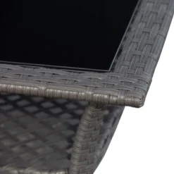 Outsunny 4-Piece Outdoor Wicker Sofa Set, Outdoor PE Rattan Conversation Furniture With 4 Chairs & Table, Water-Fighting Material -Outsunny GUEST 0644cf54 a60e 4a1a 8d4e 3a7e2a8e178a