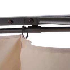 Outsunny 10' X 10' Retractable Patio Gazebo Pergola With UV Resistant Outdoor Canopy & Strong Steel Frame -Outsunny GUEST 09c7cf26 46d2 4581 a434 edb853b2284b