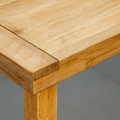 Outsunny Outdoor Dining Set For 6, Patio Dining Furniture Set With PE Wicker Chairs, Armrests, Wood Loveseat Bench & Dinner Table, Cushions, White 4 Outsunny Outdoor Dining Set For 6, Patio Dining Furniture Set With PE Wicker Chairs, Armrests, Wood Loveseat Bench & Dinner Table, Cushions, White - Image 4