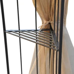 Outsunny 10' X 10' Steel Outdoor Patio Gazebo Canopy With Removable Mesh Curtains, Display Shelves, & Steel Frame -Outsunny GUEST 0d91d556 8f7e 4512 9159 e0158876425d