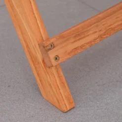 Outsunny 3 Piece Folding Patio Bistro Set, Wooden Outdoor Chairs And Table Set, Garden Dining Furniture For Poolside, Balcony, Teak -Outsunny GUEST 116fac75 1dd1 4946 a192 765da88662dc