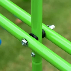 Outsunny Swing Set With Glider, Two Swing Seats And Adjustable Height, Outdoor Sturdy A-Frame Suitable For Playground, Backyard -Outsunny GUEST 14139521 42ad 4090 b1ef a579046480c0