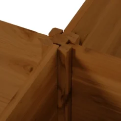 Outsunny 7.5x7.5ft Pack Of 5 Raised Garden Bed, Large Wooden Planters For Outdoor Plants, Vegetables, Flowers, Herbs, Easy Assembly, Brown -Outsunny GUEST 19348829 3080 4186 95fe e1a0b4c2d2a5