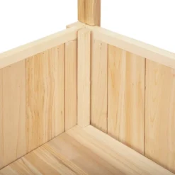 Outsunny 47'' Wooden Raised Garden Bed With Trellis, Coutryside Style Elevated Planter Stand With Open Storage Shelf For Vegetables, Herbs, Flowers -Outsunny GUEST 1a675a30 b50b 40aa 9f16 c65bdeb2fa09