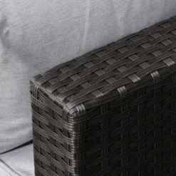 Outsunny 7 Piece Outdoor Patio Furniture Set, PE Rattan Wicker Sectional Sofa Set W/ Couch Cushions, Aluminum Frame & Composite Table, Light Gray -Outsunny GUEST 1e1b272a 814b 4580 a0bd c54e78d9d611