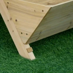 Outsunny Raised Garden Bed, 3 Tiered Vertical Planter With 5 Flower Boxes, Hooks & Drainage Holes For Outdoor Herbs, Vegetables, Wood -Outsunny GUEST 1e213c10 1d8b 4f91 92a4 0629c46b53a6