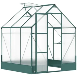 Outsunny Walk-in Plant Polycarbonate Greenhouse With Temperature Controlled Window Hobby Greenhouse For Backyard/Outdoor -Outsunny GUEST 20201777 4895 446a 816b 83c17c17c4f2