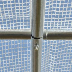 Outsunny 10' X 7' X 7' Walk-in Tunnel Greenhouse, Outdoor Plant Nursery With Quality PE Cover, Zipper Doors And Mesh Windows, White -Outsunny GUEST 2991c8a3 35c8 4a77 9bfb 020ab7d80d95