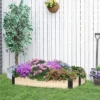 Outsunny 47'' X 31'' Raised Garden Bed, Foldable Raised Garden Box For Backyard, Patio To Grow Vegetables, Herbs, And Flowers