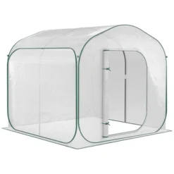 Outsunny 7' X 7' X 6' Portable Walk-in Greenhouse, Pop-up Setup, Outdoor Garden Canopy Hot House, Zipper Door -Outsunny GUEST 303c7d28 4395 4ae5 9895 85d9e9b0f44f