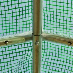 Outsunny 26' X 10' X 7' Walk-in Tunnel Hoop Greenhouse, PE Cover, Steel Frame, Roll-Up Zipper Door And Mesh Windows For Flowers And Vegetables, Green -Outsunny GUEST 30e35ba2 f80f 464c b9dd bdb98b64cf58