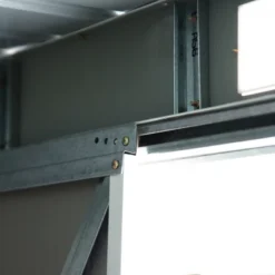 Outsunny 9' X 4' Metal Garden Storage Shed Tool House With Sliding Door Spacious Layout & Durable Construction For Backyard, Patio, Lawn -Outsunny GUEST 3414eeb6 c5a3 473a 99ea 6183202cf460