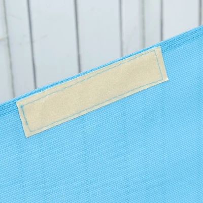 Outsunny Pool Lounger, Outdoor Rocking Lounge Chair For Sunbathing, Pool, Beach, Porch With Pillow & Cool Mesh, Sun Tanning Rocker, Blue 4 Outsunny Pool Lounger, Outdoor Rocking Lounge Chair For Sunbathing, Pool, Beach, Porch With Pillow & Cool Mesh, Sun Tanning Rocker, Blue - Image 4