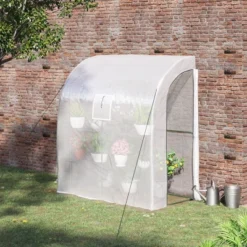 Outsunny 7' X 3' X 7' Outdoor Walk-In Greenhouse, Plant Nursery With Roll-up Windows, PE Cover, And 3 Wire Shelves -Outsunny GUEST 347a68ba 874c 4962 b421 bd3d1ebb838e