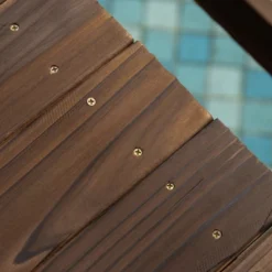 Outsunny 4.7' Garden Bridge, Arc Wood Footbridge, Decorative Pond Bridge With Side Rails -Outsunny GUEST 3894f815 b23b 43ab 82e3 e459d982fd90