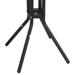 Outsunny 3 Piece Bar Height Outdoor Bistro Set For 2, Round Patio Pub Table 2 Bar Chairs With Comfortable Design & Durable Build, Black/Tan -Outsunny GUEST 3a9d62aa bdee 45c4 90a7 cebc01d7bdde