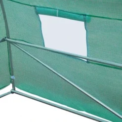 Outsunny 26' X 10' X 7' Outdoor Walk-In Tunnel Greenhouse With Roll-up Windows & Zippered Door, Steel Frame, & PE Cover -Outsunny GUEST 3e9c2d1c b11c 4af8 9b20 e3bc3e542d3f