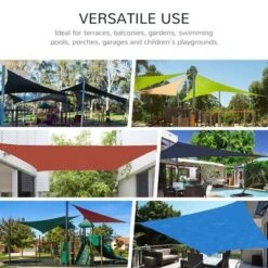 Outsunny 20' X 16' Sun Shade Sail Rectangle Sail Shade Canopy For Outdoor Patio Deck Yard -Outsunny GUEST 432c4a6b 25ba 430f a62d 09cd919b67cc