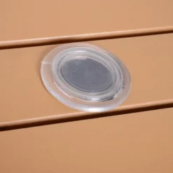 Outsunny 22'' Rattan Wicker Side Table With Steel Frame, Umbrella Insert Hole, Sand Bag For Outdoor, Patio, Garden, Backyard -Outsunny GUEST 4aae677b 1d59 4a56 8544 6172c337db18