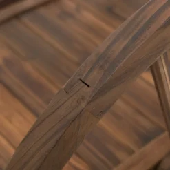 Outsunny 3.3ft Wooden Garden Bridge Arc Footbridge With Half-Wheel Style Railings & Solid Fir Construction, Stained Wood -Outsunny GUEST 4da8deb2 13c8 468b 93f9 c598c756a626