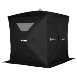 Outsunny 4 Person Ice Fishing Shelter, Waterproof Oxford Fabric Portable Pop-up Ice Tent With 2 Doors For Outdoor Fishing -Outsunny GUEST 5007cf6e f50b 4f4c b26c da246f9ca5a9