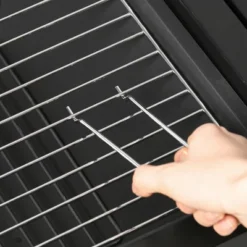 Outsunny 4-in-1 Fire Pit, BBQ Grill, Ice Bucket, Garden Table, With Cooking Grate, Log Grate & Waterproof Cover, Fireplace With Spark Screen & Poker -Outsunny GUEST 52fc4e01 e052 4b69 981d f6fb9cbf4f74