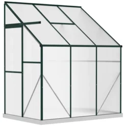 Outsunny Walk-In Garden Greenhouse Aluminum Polycarbonate With Roof Vent For Plants Herbs Vegetables -Outsunny GUEST 55fde1ee 2712 4119 aa3d 2e74b9bb8860