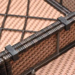 Outsunny 9-Piece Rattan Wicker Outdoor Patio Sectional Furniture Conversation Set With Modern Design, Thick Soft Cushions, Footstool & Tea Table -Outsunny GUEST 5bae37f3 e87a 472e a401 f8eacc6736dd