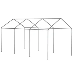 Outsunny 10' X 20' Carport, Portable Garage & Patio Canopy Tent, Adjustable Height, Anti-UV Cover For Car, Truck, Boat, Catering, Wedding -Outsunny GUEST 6151126c 8c89 49ad 9f9c 79785d4fdc5c