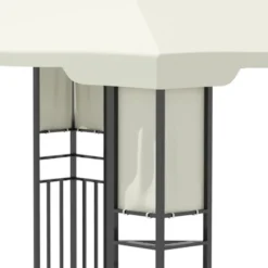 Outsunny 13' X 10' Patio Gazebo Outdoor Canopy Shelter With Double Vented Roof, Storage Shelves, Steel Frame For Lawn, Backyard And Deck -Outsunny GUEST 648c18cf df9c 4fcf ac08 e3e448269818