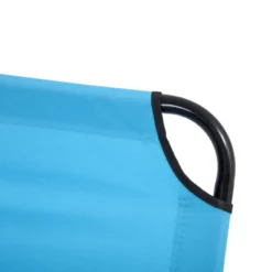 Outsunny Foldable Outdoor Chaise Lounge Chair, 5-Level Reclining Camping Tanning Chair With Strong Oxford Fabric For Beach, Patio, Pool, Sky Blue -Outsunny GUEST 6572e1c1 6f4b 4098 8c77 99ce99959b8f