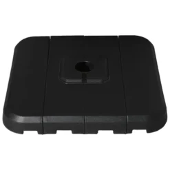 Outsunny 4 Pieces Square Patio Umbrella Base Stand, Outdoor Cantilever Offset Umbrella Weights, 198lb Capacity Water Or 286lb Capacity Sand, Black -Outsunny GUEST 658efa33 fb16 4e66 a6cd b9b091a5b71b