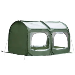 Outsunny 8' X 4' X 4' Portable Pop Up Greenhouse, Garden Canopy Hot House, 4 Zipper Doors For Growing Tropical Plants, Flowers, Herbs, -Outsunny GUEST 68a21d55 8125 4f10 b8ce 98fa2c596b4f