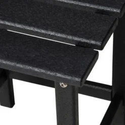 Outsunny Patio Side Table, 18" Square Outdoor End Table, HDPE Plastic Tea Table For Adirondack Chair, Backyard Or Lawn -Outsunny GUEST 6b3c84b4 98f1 4306 9272 b2ff000d4c05