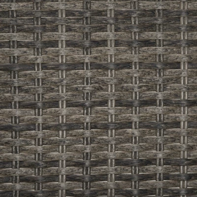 Outsunny 3-Piece Patio Bistro Set, PE Rattan Wicker Outdoor Furniture, Soft Cushions, 2 360 Swivel Rocking Chairs, 2-Tier Coffee Table 4 Outsunny 3-Piece Patio Bistro Set, PE Rattan Wicker Outdoor Furniture, Soft Cushions, 2 360 Swivel Rocking Chairs, 2-Tier Coffee Table - Image 4