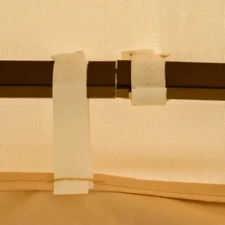 Outsunny 10' X 10' Patio Gazebo Canopy Outdoor Canopy Shelter With Double Tier Roof, Removable Mesh Netting, Display Shelves -Outsunny GUEST 73667308 6137 4f27 a033 5803d382289c