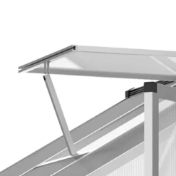 Outsunny Walk-In Polycarbonate Greenhouse With Roof Vent For Ventilation & Rain Gutter, Hobby Greenhouse For Winter -Outsunny GUEST 7a8b2756 c596 4359 9f6f fdaced50b1bd