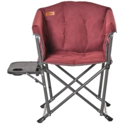Outsunny Outdoor Director Chair, Folding Camping Chair With Thick Padded, Side Table And Heavy Duty Frame For Camping, Picnic, Beach, Hiking, Travel -Outsunny GUEST 7cd0375e 38aa 4848 bb38 281449adfbf7