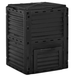 Outsunny Garden Compost Bin 80 Gallon Outdoor Large Capacity Composter Fast Create Fertile Soil Aerating Box, Easy Assembly -Outsunny GUEST 7cebaea8 dd49 404c b431 bf26ee1ee63e
