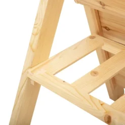 Outsunny 3-Tiers Raised Garden Bed Raised Garden Boxes Wooden Plant Stand With Side Hooks, Great For Flowers Herbs Vegetables, Natural -Outsunny GUEST 7d09c0bd 6a24 44c8 82ed b01d33b0131f