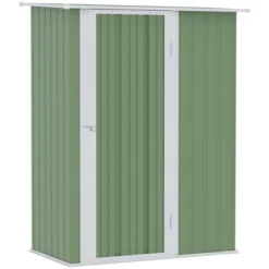 Outsunny 5' X 3' Metal Garden Storage Shed Tool House With Lockable Door For Backyard, Patio, Lawn -Outsunny GUEST 80cbf669 f99f 4cff bacb 5834bee10bf6
