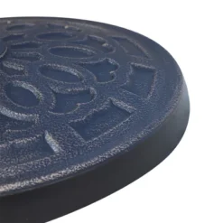 Outsunny 17" 26 Lbs Round Resin Umbrella Base Stand Market Parasol Holder With Beautiful Decorative Pattern For Φ1.5" Φ1.89" Pole For Backyard Bronze -Outsunny GUEST 81437a5d f58b 4a69 a916 7b660b7a2907