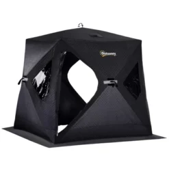 Outsunny 2 Person Insulated Ice Fishing Shelter Pop-Up Portable Ice Fishing Tent With Carry Bag And Anchors For -22℉ -Outsunny GUEST 86c9e0a4 1608 4d59 9708 cb0d5831fc9f