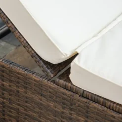 Outsunny 9-Piece Outdoor Patio Sectional Furniture Set, Cushions, Pillows, 2 Reclining Chaise, Outdoor Coffee Table, Wicker Sofa Set, Cushions, Beige -Outsunny GUEST 86ec26e5 d450 4ecc 83e7 6db05b6a4b2e