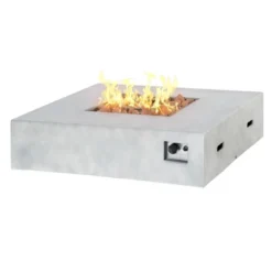 Outsunny Outdoor Propane Fire Pit Table Faux Grey Ledge Stone 42-inch Square Fire Table, 50,000BTU Auto Ignition Gas Firepits With Protective Cover 7 Outsunny Outdoor Propane Fire Pit Table Faux Grey Ledge Stone 42-inch Square Fire Table, 50,000BTU Auto Ignition Gas Firepits With Protective Cover -Outsunny GUEST 88b19119 962e 4044 8046 d041d8a9565c