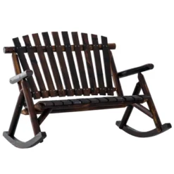 Outsunny Wooden Rocking Chair, Indoor Outdoor Porch Rocker With Slatted Design, High Back For Backyard, Garden 12 Outsunny Wooden Rocking Chair, Indoor Outdoor Porch Rocker With Slatted Design, High Back For Backyard, Garden -Outsunny GUEST 8a9f8e45 0ada 44c2 9dc2 b3741d80509e