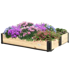 Outsunny 47'' X 31'' Raised Garden Bed, Foldable Raised Garden Box For Backyard, Patio To Grow Vegetables, Herbs, And Flowers -Outsunny GUEST 94ca09ce ddc5 41bf b436 eb1588cd6e6f