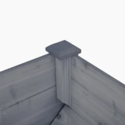 Outsunny 48" Raised Garden Bed With Tool Hooks, 660lb Capacity Fir Wood Elevated Planter Box W/ Water Draining Funnel Design To Grow Vegetables, Gray -Outsunny GUEST 9687515e d3d6 41c0 9e63 2f48a048d15e